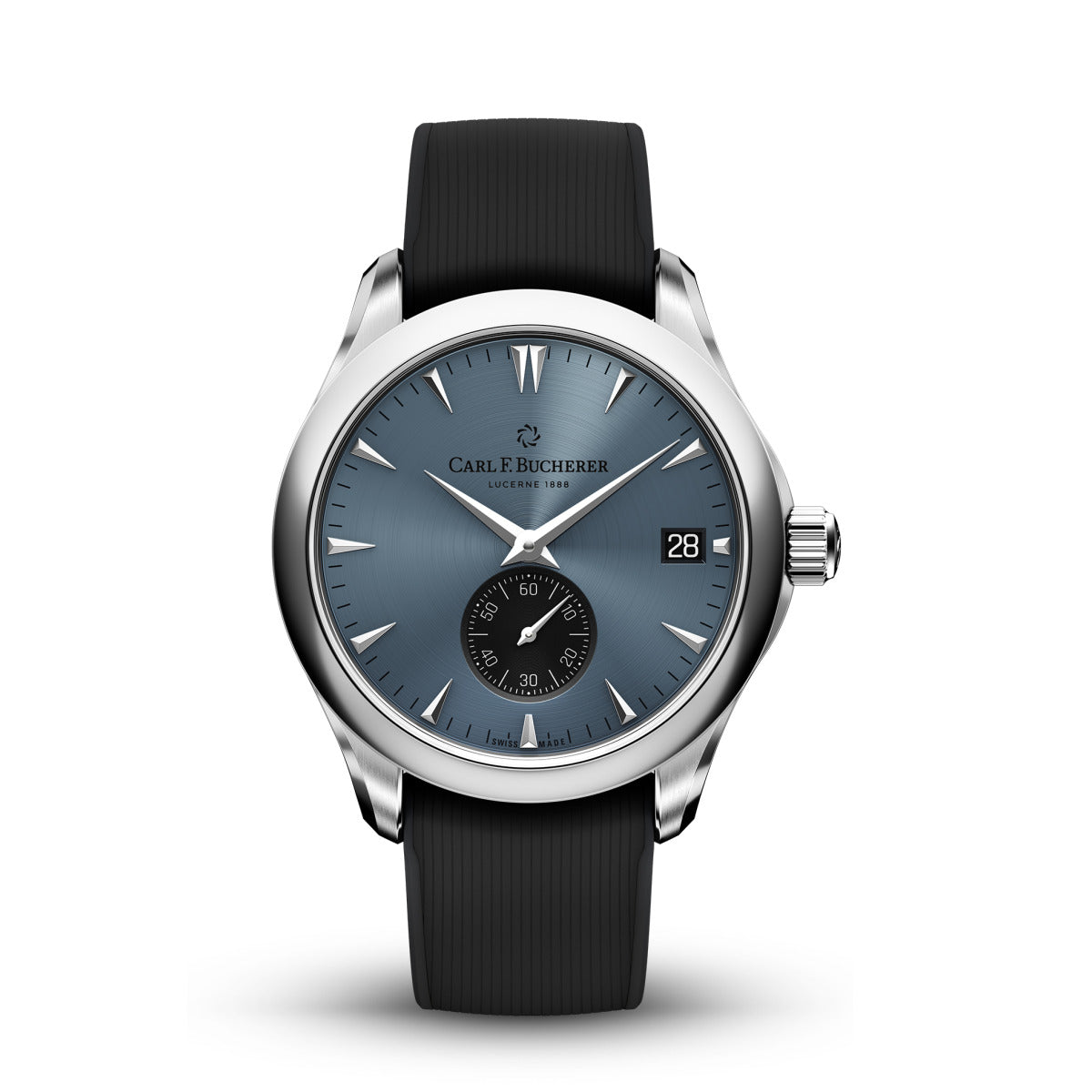 Carl F. Bucherer Manero Chronometer Stainless Steel Men's Watch - Premium Luxury Product