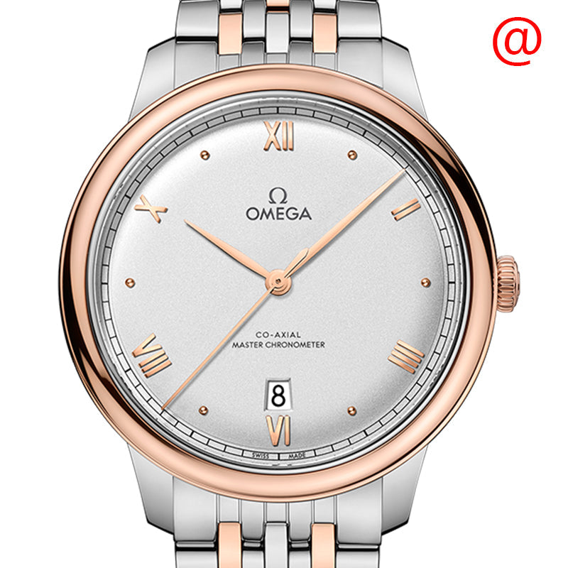 Omega De ville Prestige Stainless steel & 18K Sedna™ Gold Men's Watch - Premium Luxury Product