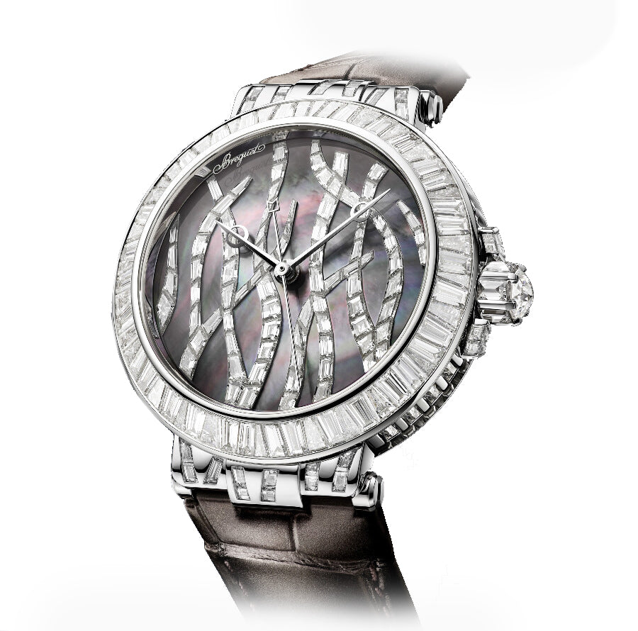 Breguet Marine Haute Joaillerie 18K White Gold Lady's Watch - Premium Luxury Product