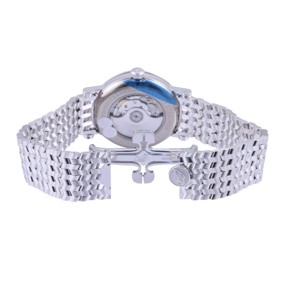 Breguet Classique Moon Phase 18K White Gold & Diamonds Lady's Watc - Premium Luxury Product