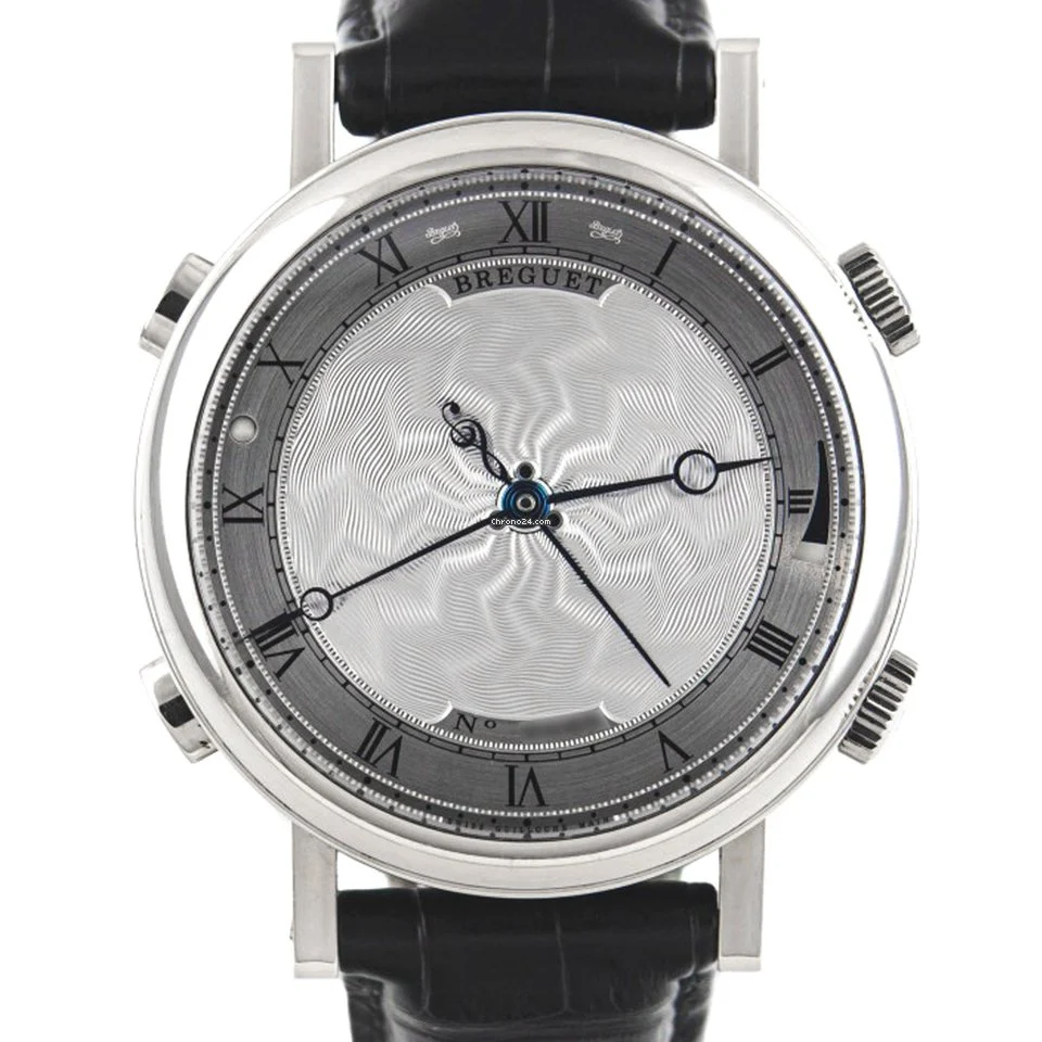 Breguet Classique Complications Reveil Musical 18K White Gold Men's Watch - Premium Luxury Product
