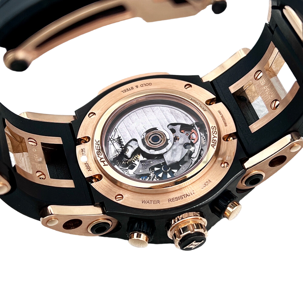 Jorg Hysek Abyss Explorer Chronograph LE 18K rose gold & PVD Stainless steel Men's Wath