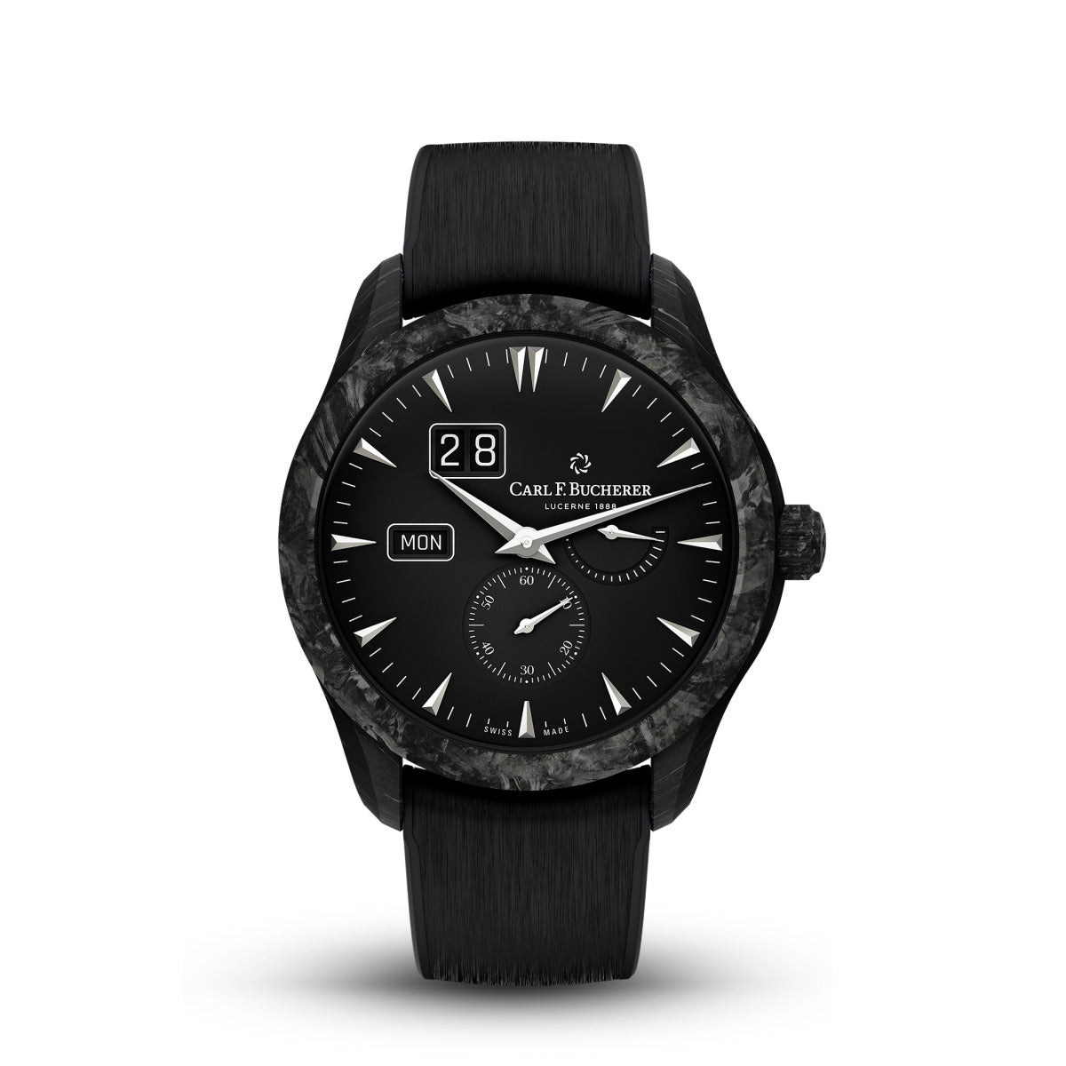 Carl F. Bucherer Manero Chronometer Carbon Limited Edition Men's Watch - Premium Luxury Product