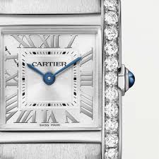 Cartier Tank Française Stainless Steel & Diamonds Lady's Watch - Premium Luxury Product