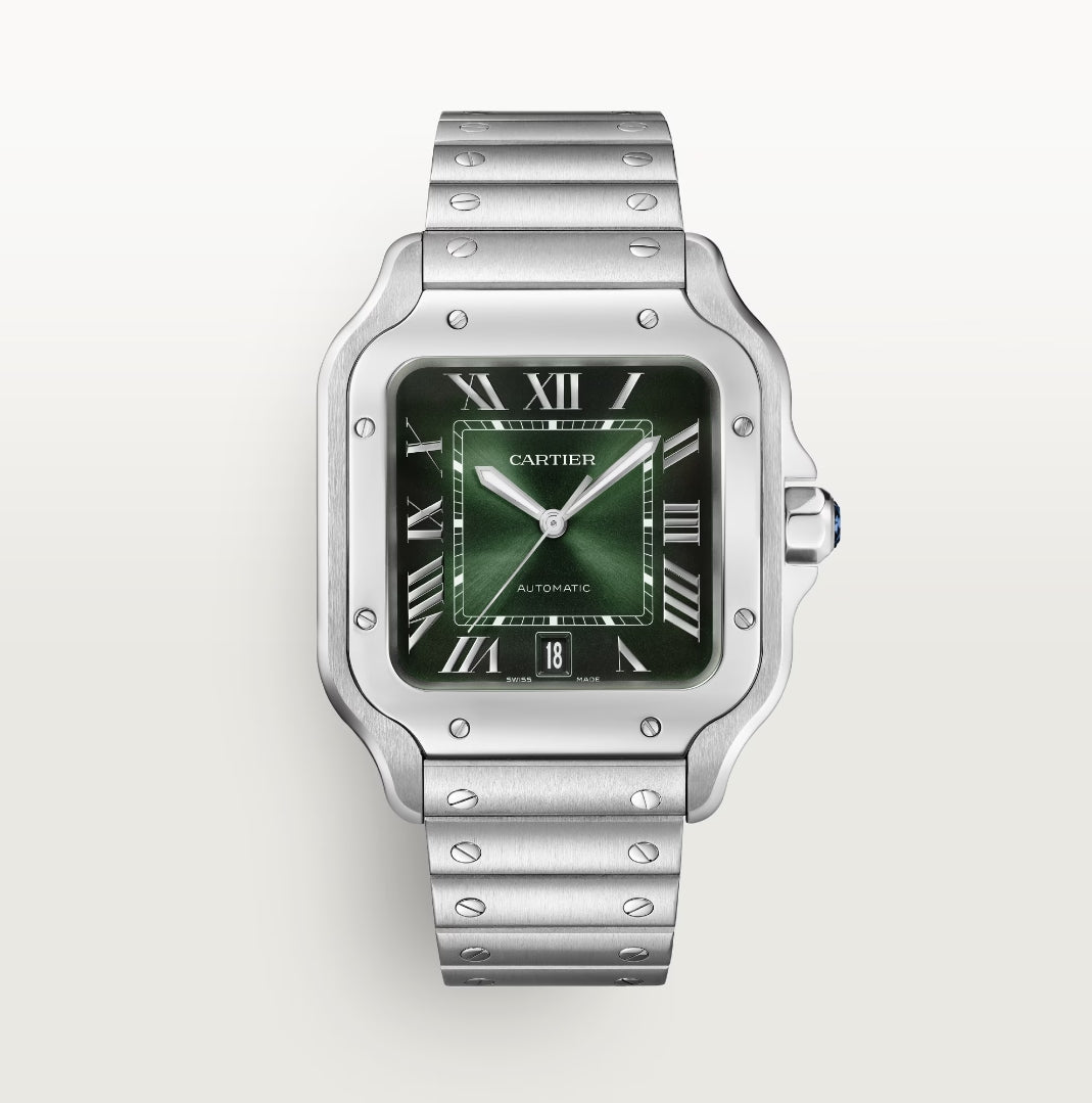 Cartier Santos De Cartier Stainless steel Unisex Watch - Premium Luxury Product