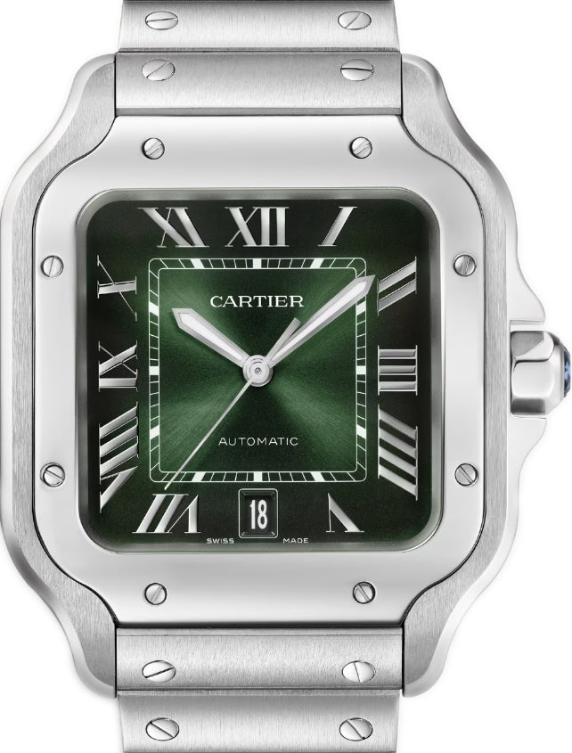 Cartier Santos De Cartier Stainless steel Men's Watch - Premium Luxury Product