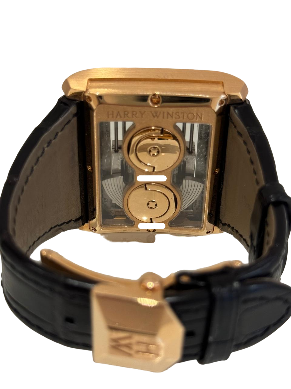 Harry Winston Glissiere Haute Horology Tourbillon 18K Rose Gold Men's Watch