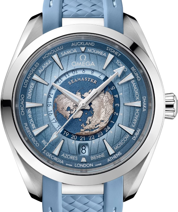 Omega Seamaster Aqua Terra GMT Chronometer Stainless steel Men's Watch - Premium Luxury Product