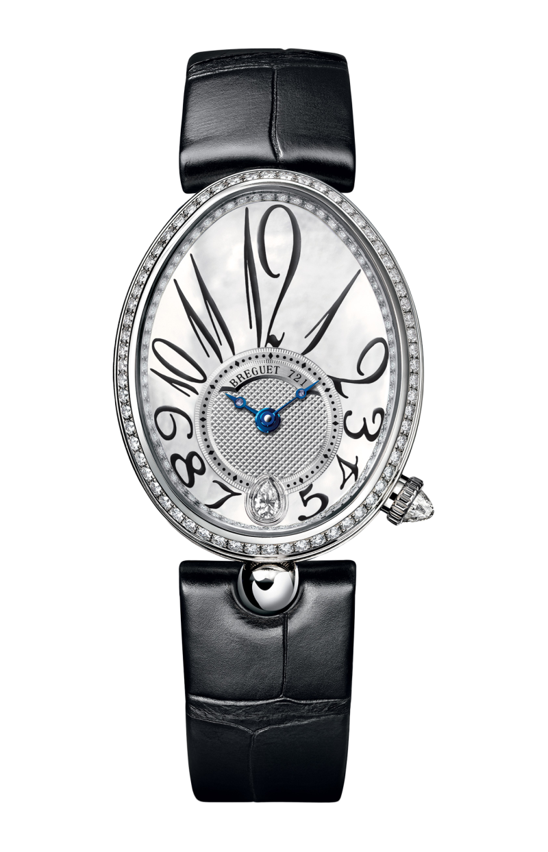 Breguet Reine De Naples 8918 18K White Gold & Diamonds Ladies Watch - Premium Luxury Product