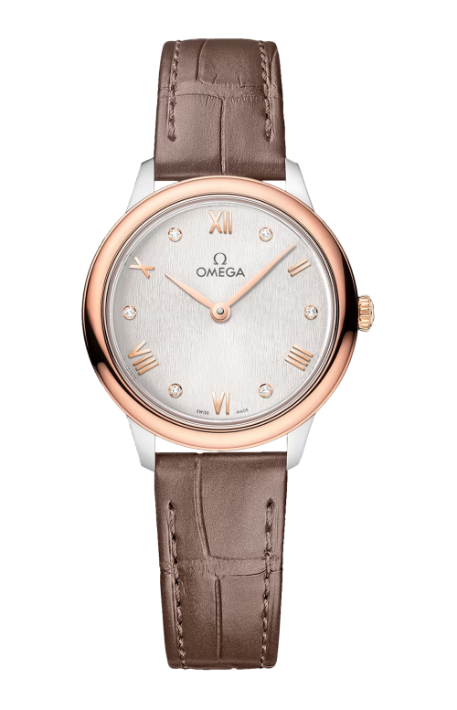Omega De ville Prestige Stainless steel & 18K Sedna™Gold Lady's Watch - Premium Luxury Product