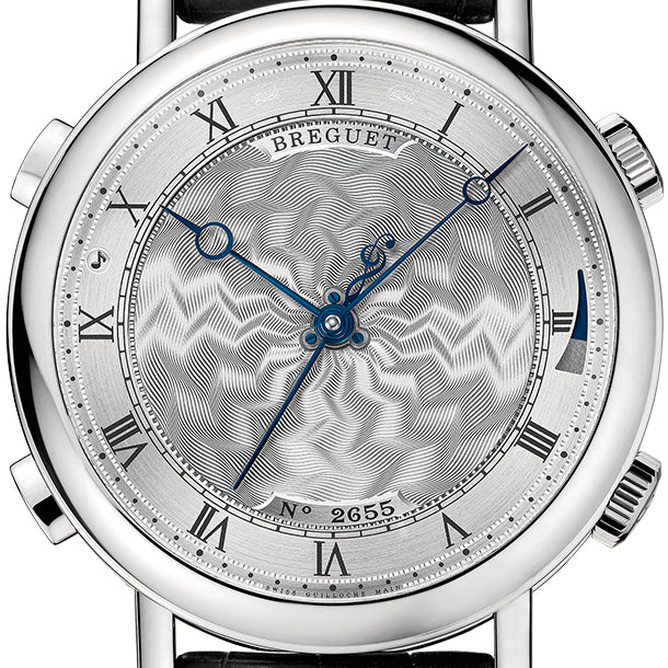 Breguet Classique Complications Reveil Musical 18K White Gold Men's Watch - Premium Luxury Product