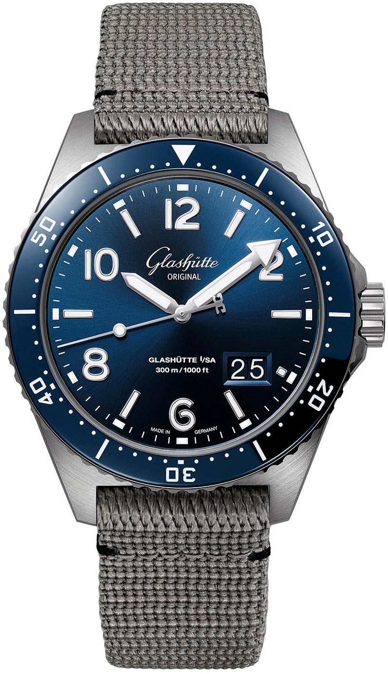 Glashutte Original Spezialist SeaQ Panorama Date Stainless steel Men's Watch - Premium Luxury Product