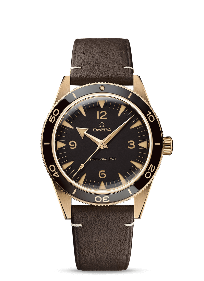 Omega Seamaster Heritage Co-Axial Master Chronometer 9K Bronze Gold Men's Watch - Premium Luxury Product
