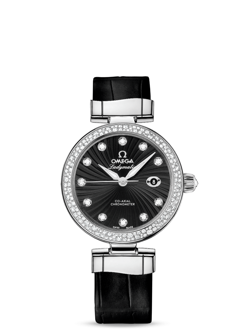 Omega De Ville Co-Axial Master Chronometer Stainless Steel & Diamonds Lady's Watch - Premium Luxury Product