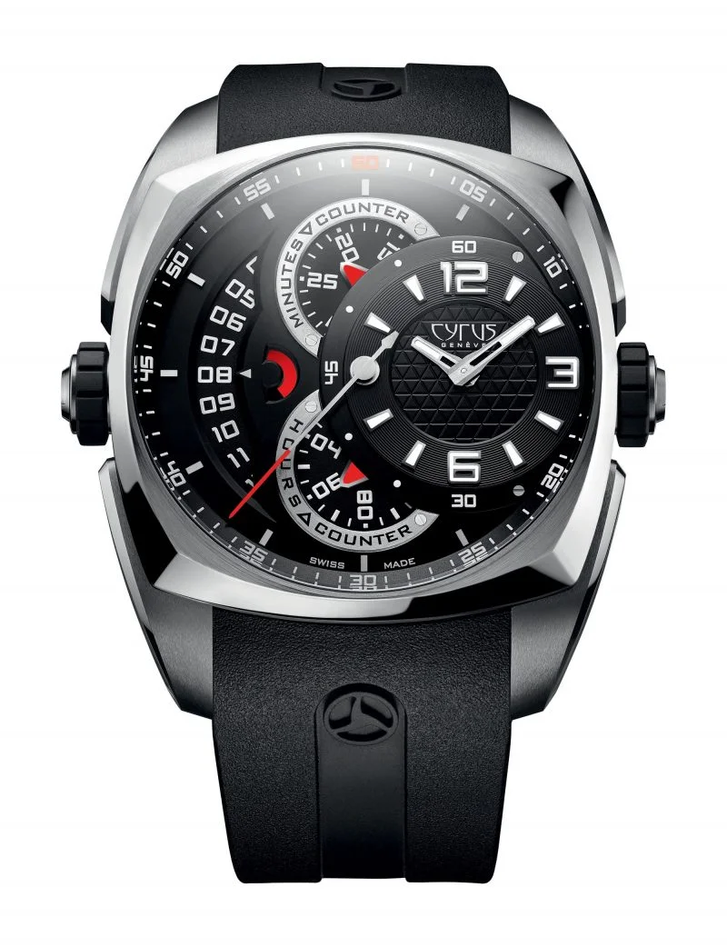 Cyrus Klepcys Chronograph Stainless Steel Men's Watch - Premium Luxury Product