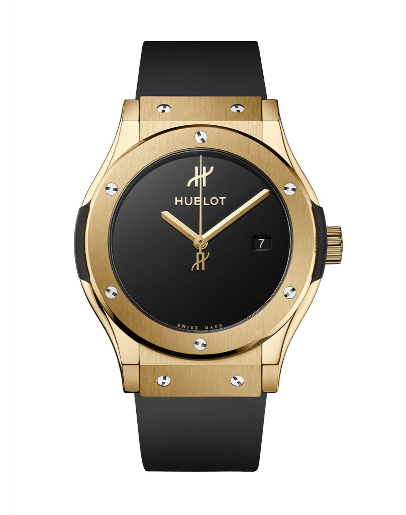 Hublot Classic Fusion 18K Yellow Gold Unisex Watch - Premium Luxury Product