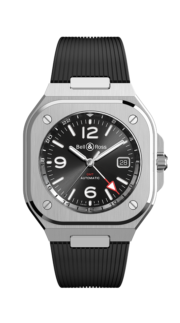 Bell & Ross Instruments BR 05 GMT Steel Men's Watch - Premium Luxury Product