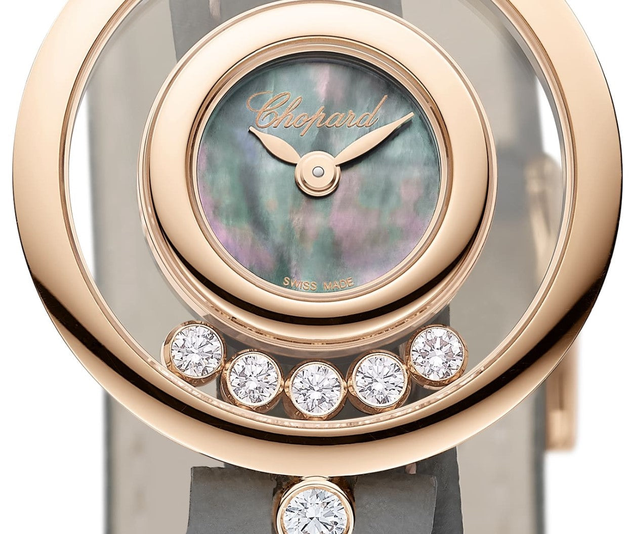 Chopard Happy Diamonds Icons 18K Rose Gold & Diamonds Ladies Watch - Premium Luxury Product