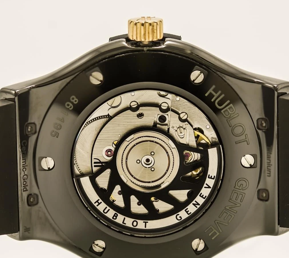 Hublot Classic Fusion 42mm Black Ceramic & 18K King Gold Man's Watch - Premium Luxury Product