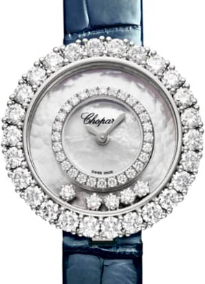 Chopard Happy Diamonds Joaillerie 18K White Gold & Diamonds Ladies Watch - Premium Luxury Product
