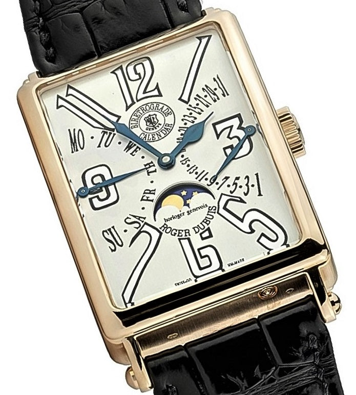 Roger Dubuis Much More Bi-retrograde Calendar 18K Rose Gold Mens Watch