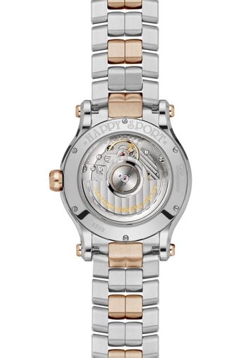 Chopard Happy Sport Stainlees steel and Ethical Rose Gold  & Diamonds Ladies Watc - Premium Luxury Product