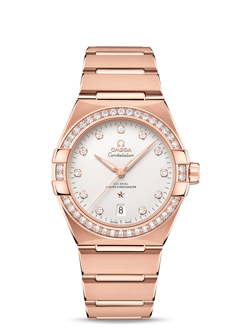 Omega Constellation Co-Axial Master Chronometer Sedna™ Gold & Diamonds Men’s Watch - Premium Luxury Product