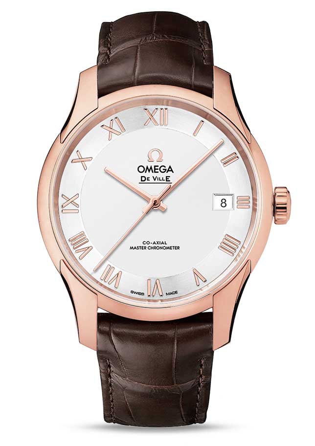 Omega De Vile Hour Vision Co-Axial Master 18K Sedna™Gold Unisex Watch - Premium Luxury Product