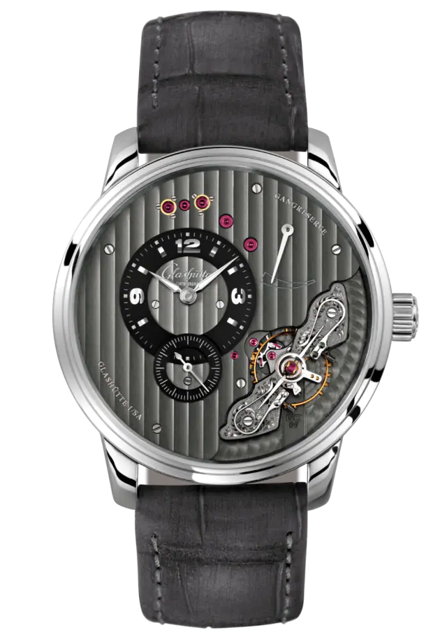 Glashutte Original Pano Inverse Stainless steel Men's Watch - Premium Luxury Product