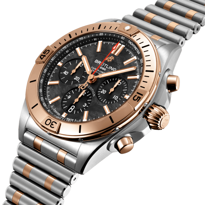 Breitling Chronomat B01 42 Stainless Steel & 18K Rose gold Men's Watch - Premium Luxury Product