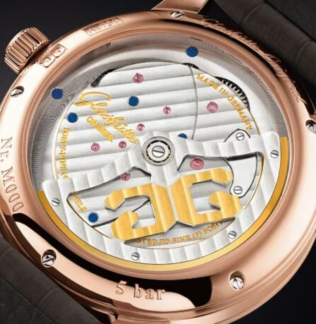 Glashutte Original Pano Matic Inverse Red Gold Men's Watch - Premium Luxury Product