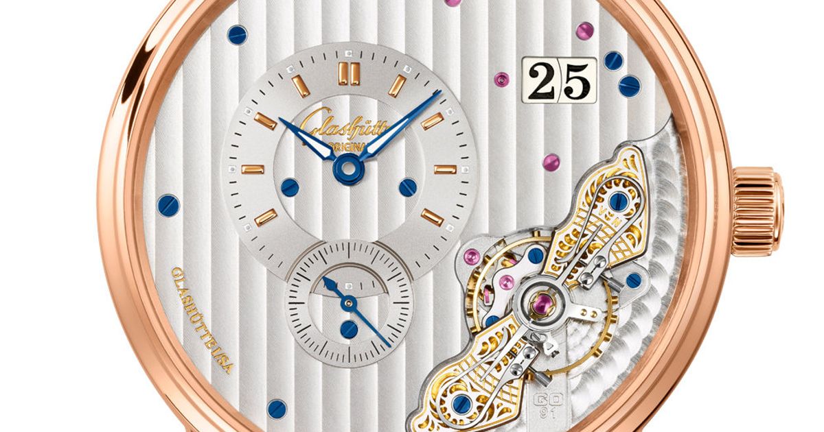 Glashutte Original Pano Matic Inverse Red Gold Men's Watch - Premium Luxury Product