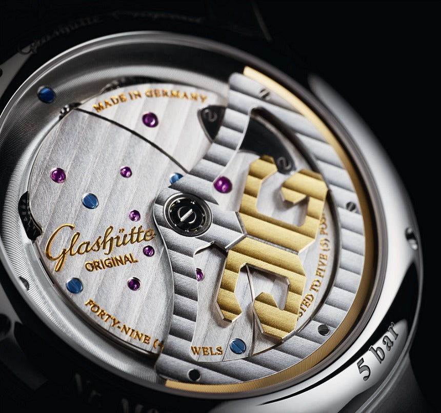 Glashutte Original Pano Matic Inverse Stainless steel Men's Watch - Premium Luxury Product