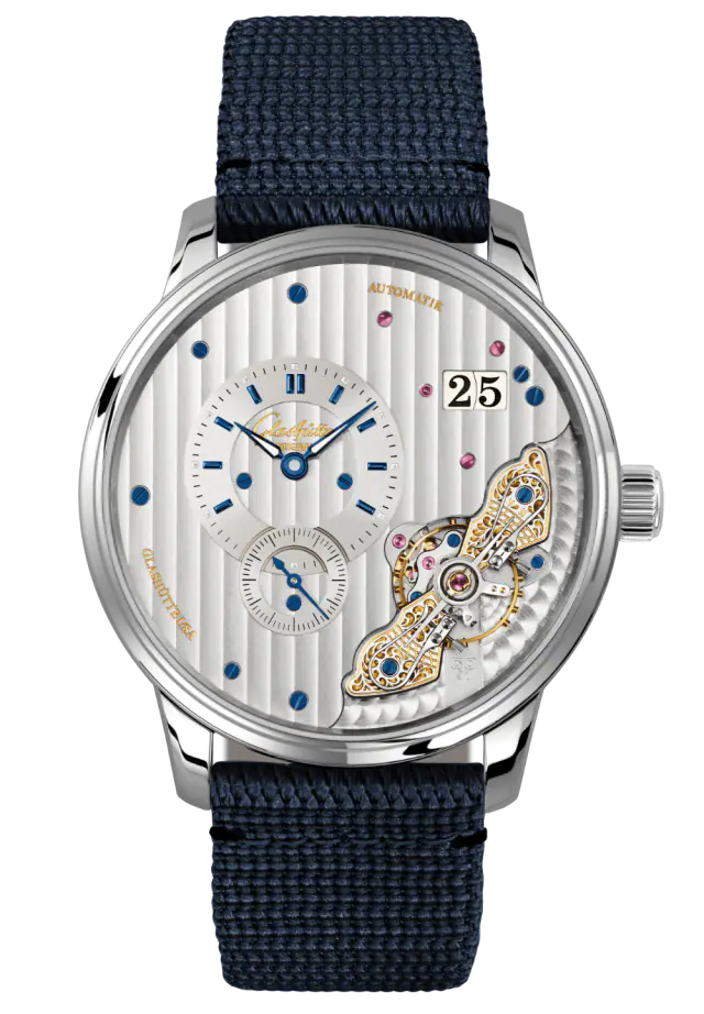 Glashutte Original Pano Matic Inverse Stainless steel Men's Watch - Premium Luxury Product