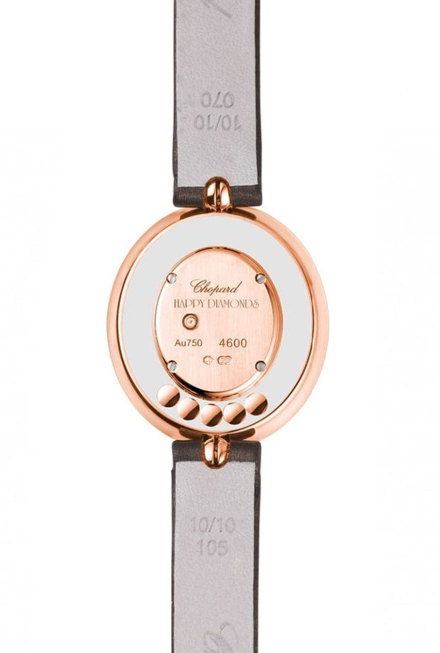 Chopard Happy Diamonds Icons Oval 18K Rose Gold & Diamonds Ladies Watch - Premium Luxury Product