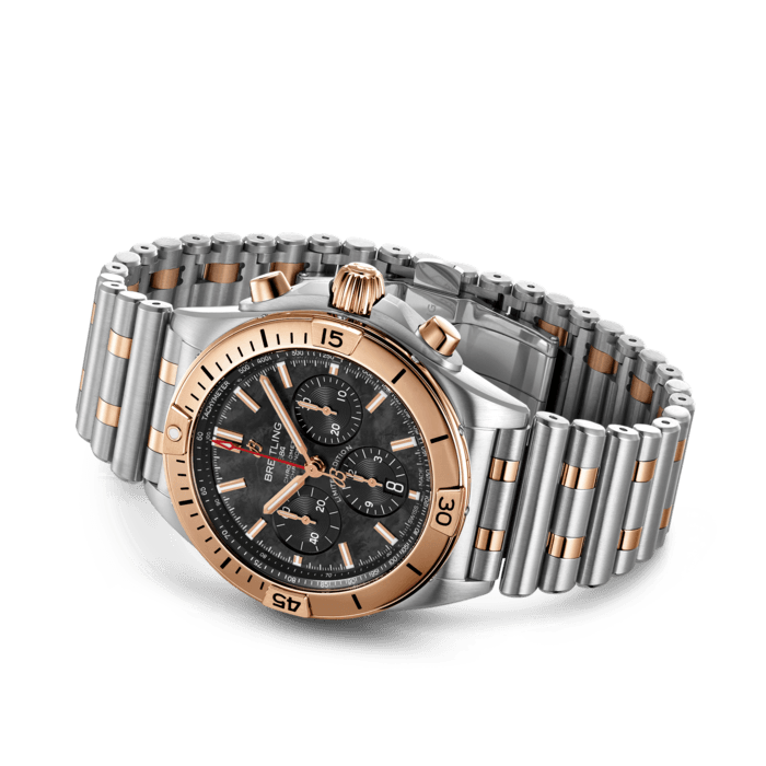 Breitling Chronomat B01 42 Stainless Steel & 18K Rose gold Men's Watch - Premium Luxury Product