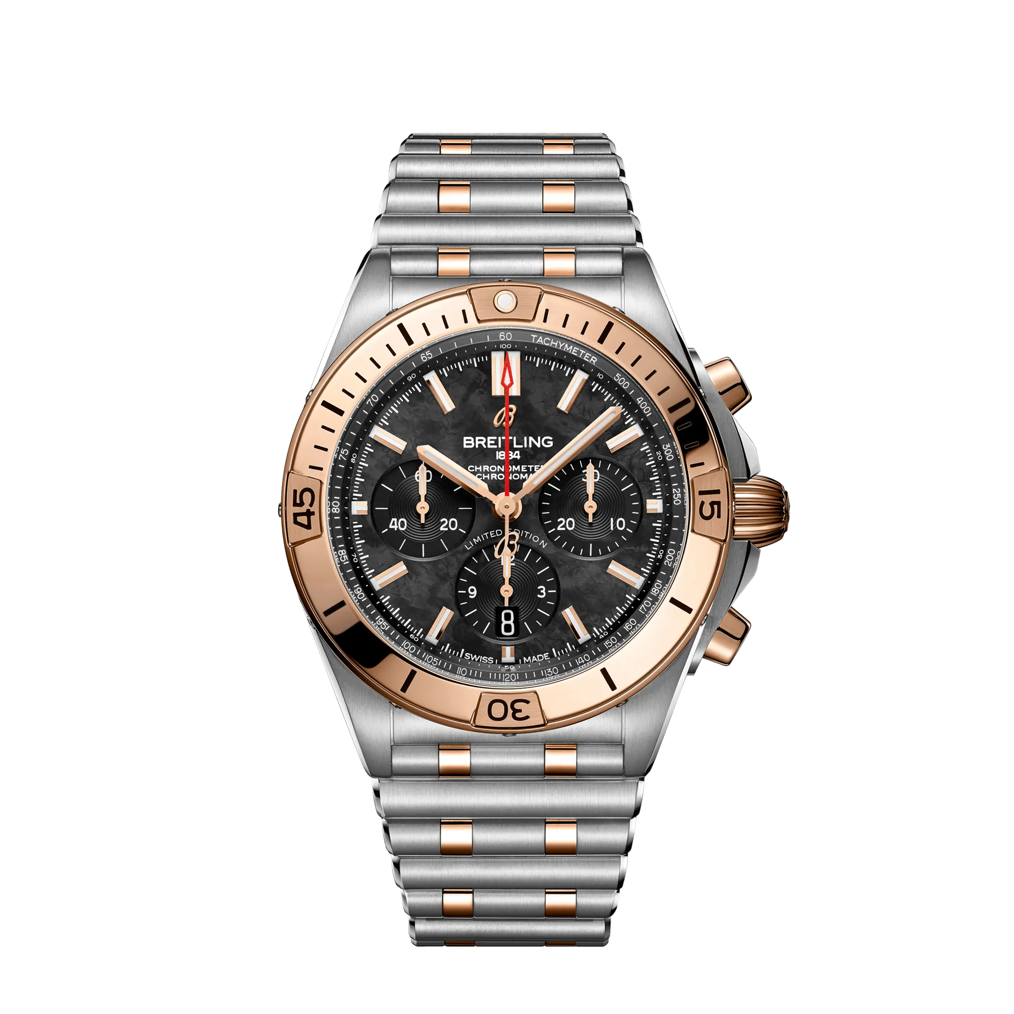 Breitling Chronomat B01 42 Stainless Steel & 18K Rose gold Men's Watch - Premium Luxury Product