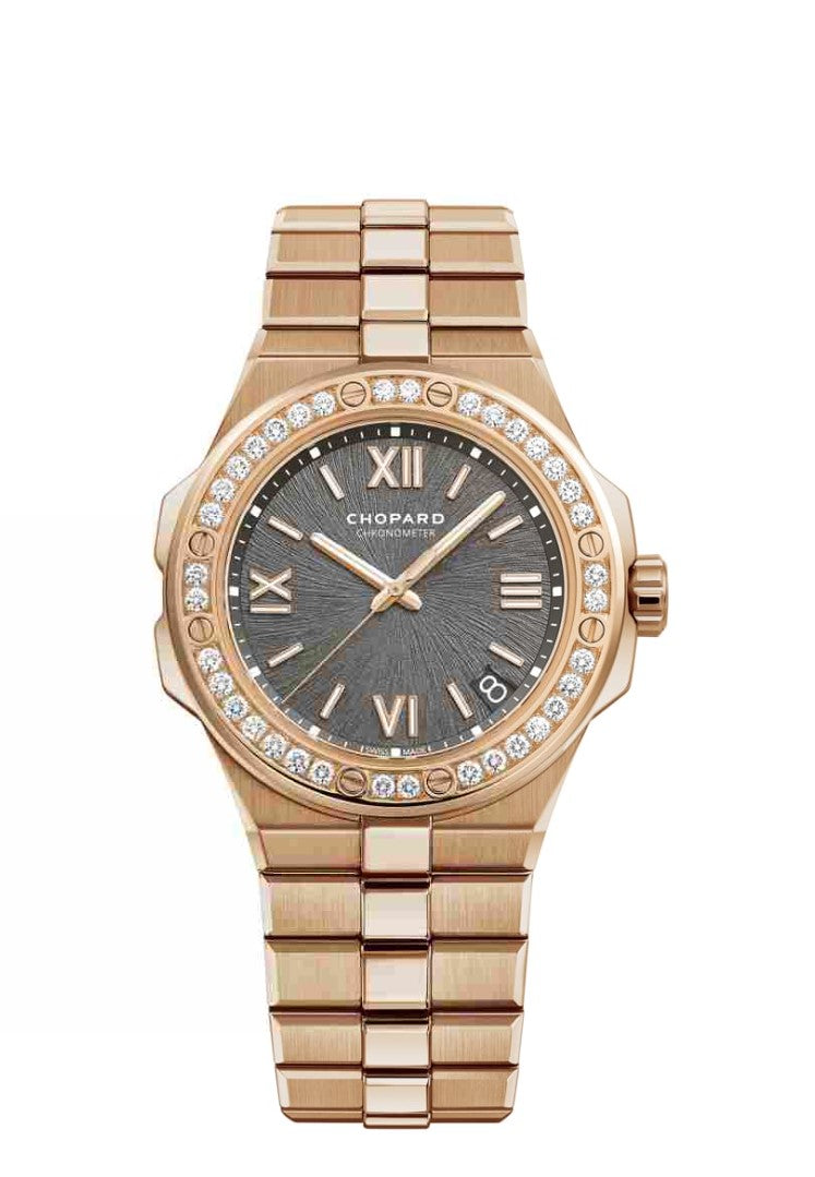 Chopard Alpine Eagle Large 18K Rose Gold & Diamonds Man's Watch - Premium Luxury Product