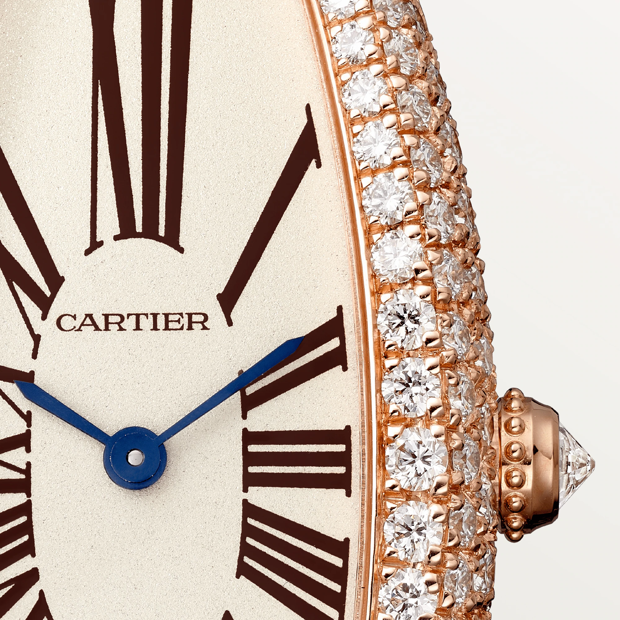 Cartier Baignoire 18K Rose Gold & Diamonds Ladies Watch - Premium Luxury Product
