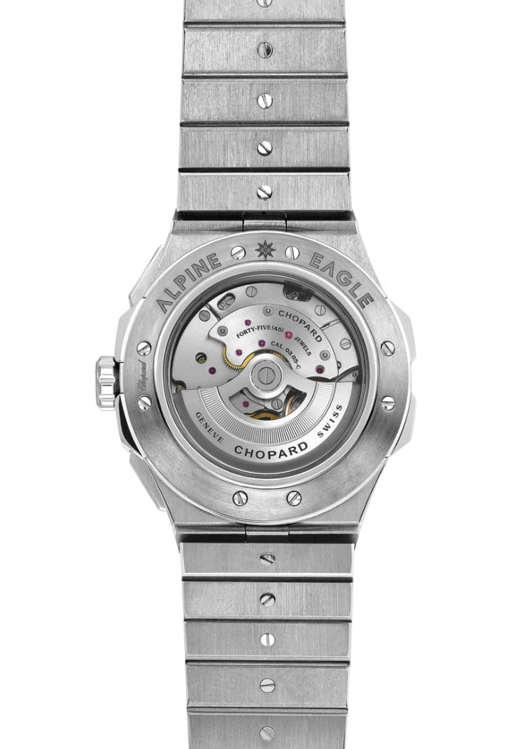 Chopard Alpine Eagle Large Chrono Lucent Steel Man's Watch - Premium Luxury Product