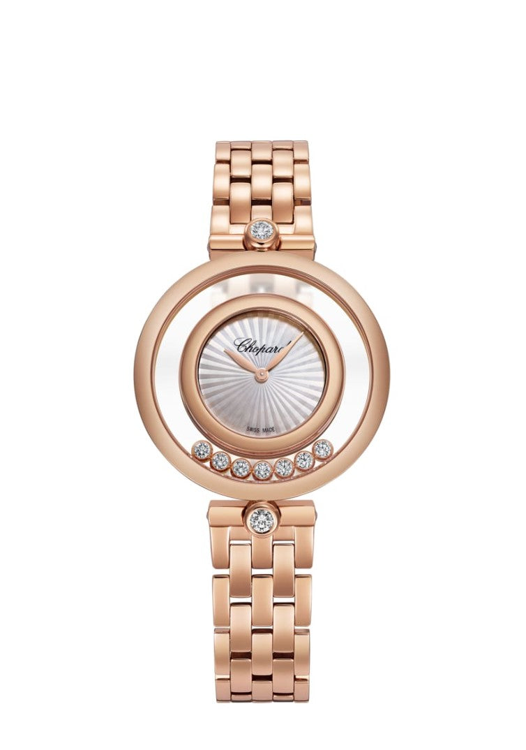 Chopard Happy Diamonds Icons 18K Rose Gold & Diamonds Ladies Watch - Premium Luxury Product