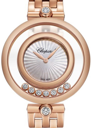 Chopard Happy Diamonds Icons 18K Rose Gold & Diamonds Ladies Watch - Premium Luxury Product