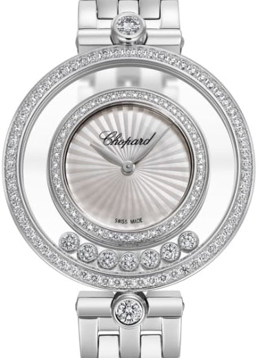 Chopard Happy Diamonds Icons 18K White Gold & Diamonds Ladies Watch - Premium Luxury Product