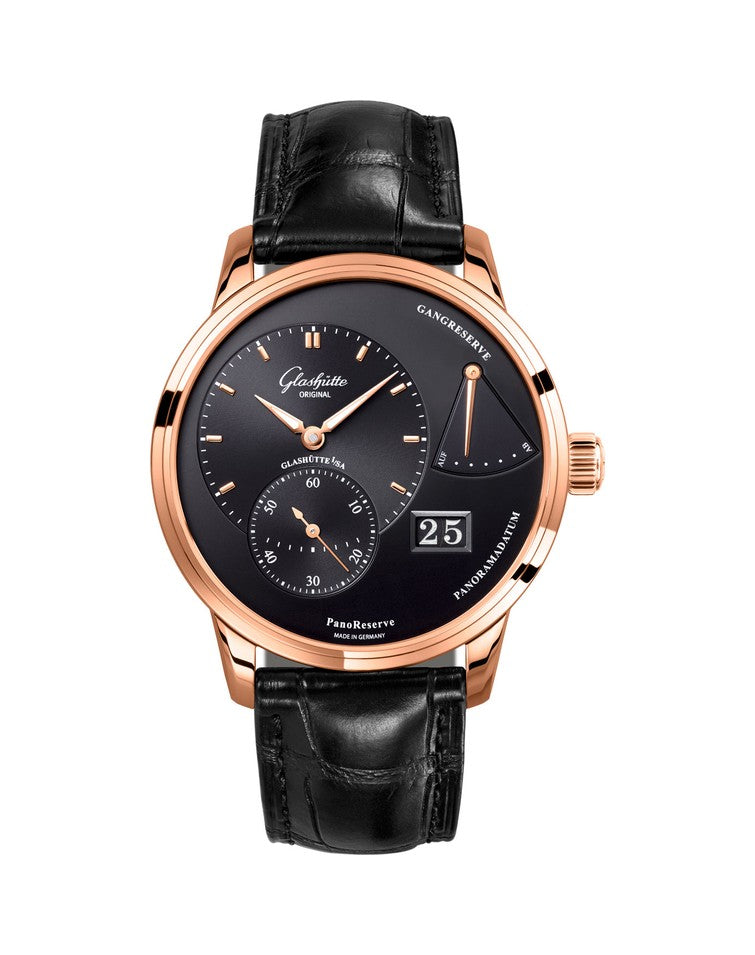 Glashutte Original Pano Matic Lunar Red Gold Men's Watch - Premium Luxury Product