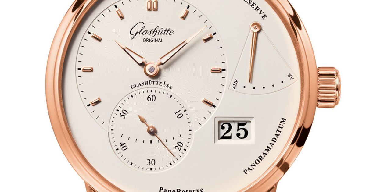 Glashutte Original Pano Reserve Red Gold Men's Watch - Premium Luxury Product
