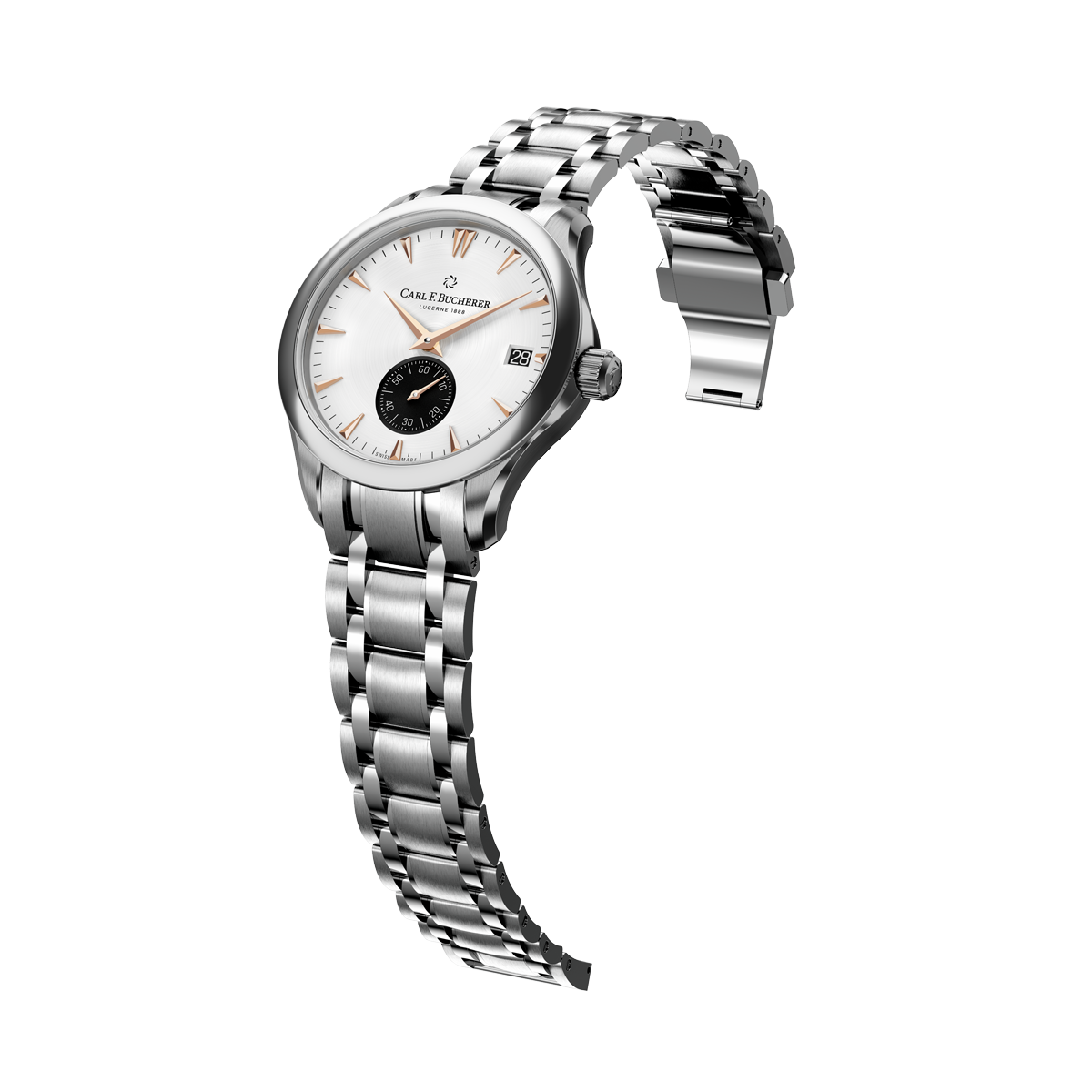 Carl F. Bucherer Manero Chronometer Stainless Steel Men's Watch - Premium Luxury Product