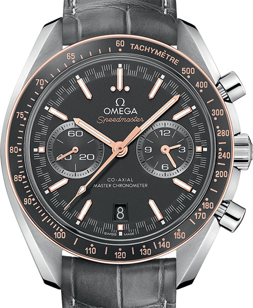 Omega Speedmaster Two Counters Racing Chronograph Stainless steel & 18K Sedna™ gold Men's Watch - Premium Luxury Product