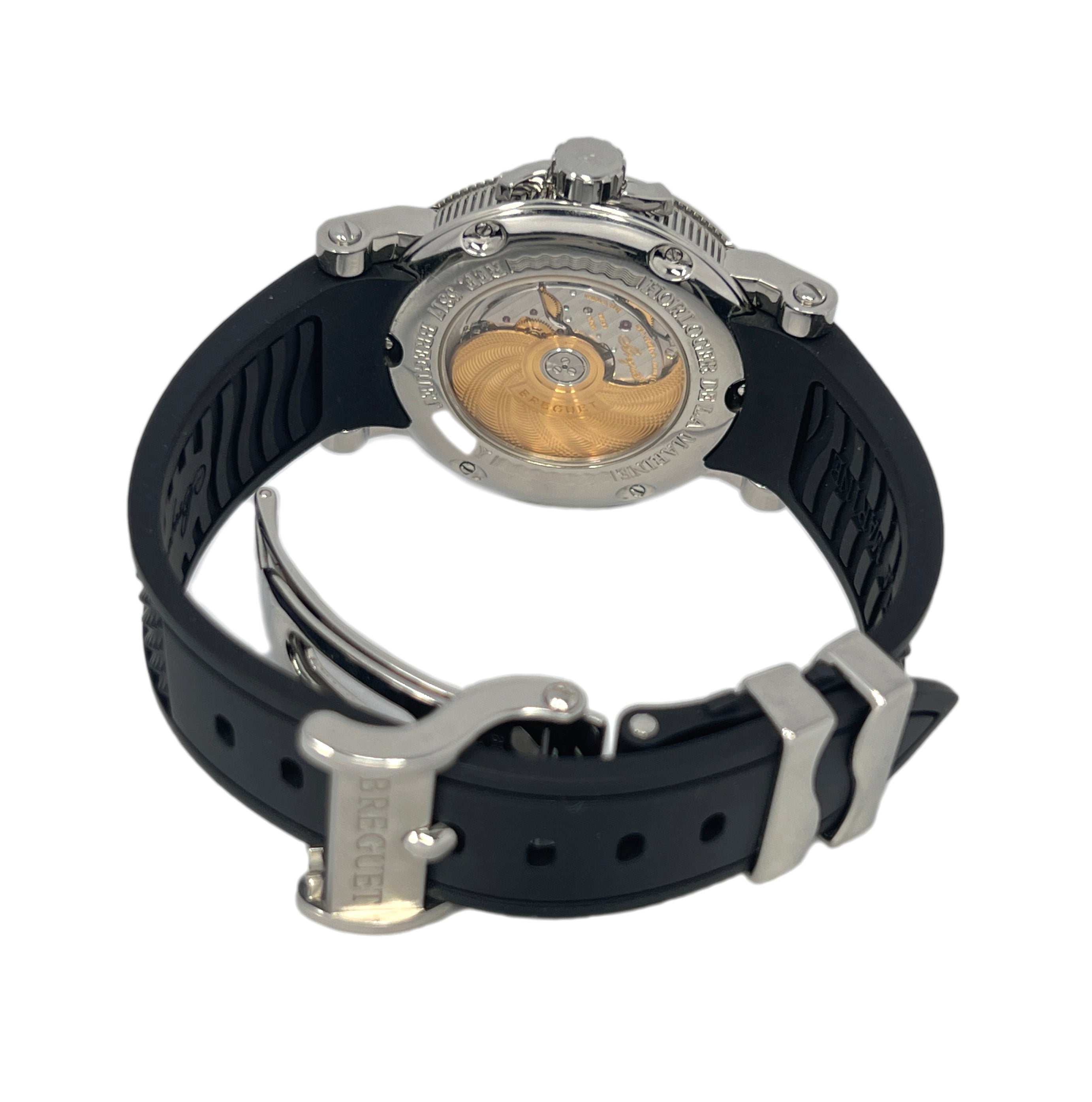 Breguet Marine Automatic Big Date Stainless Steel Men's Watch - Premium Luxury Product