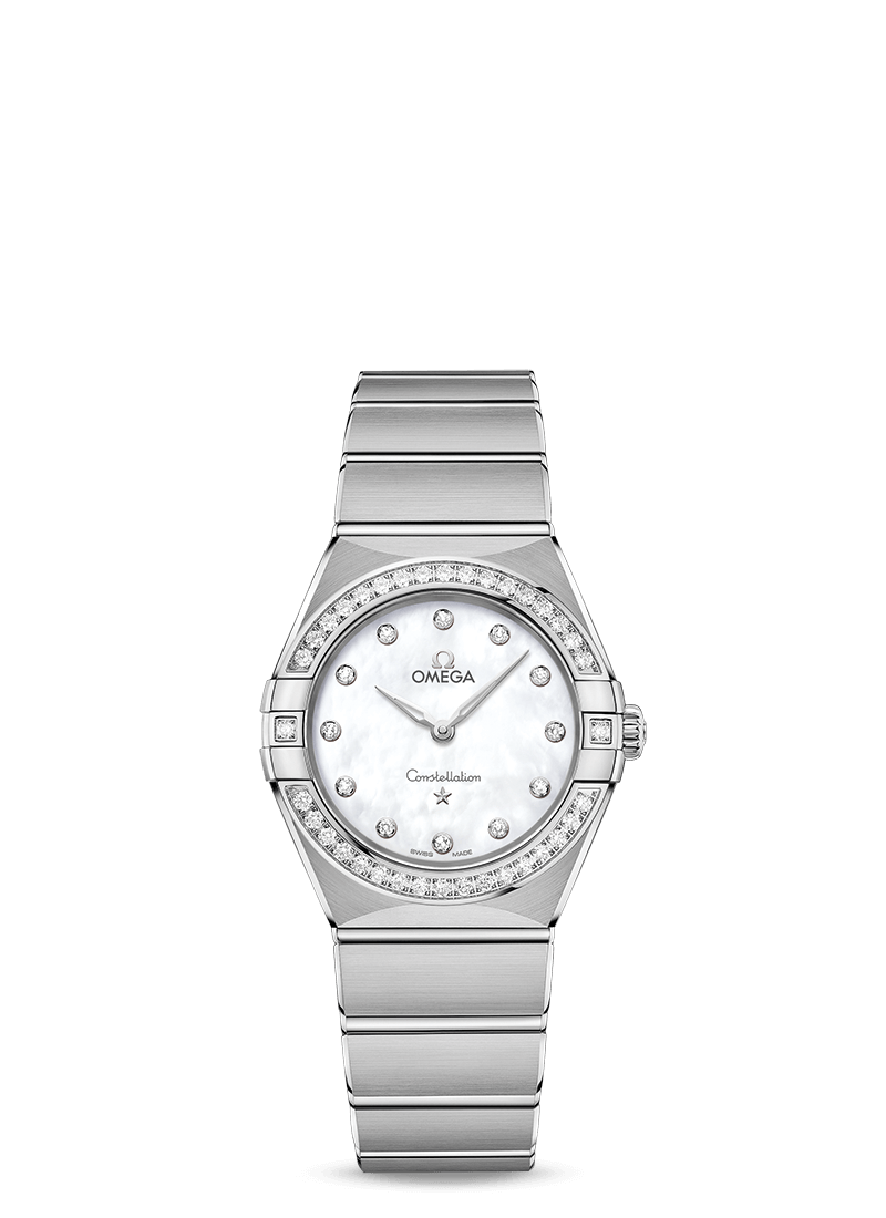 Omega Constellation Quartz Stainless steel & Diamonds Lady’s Watch - Premium Luxury Product