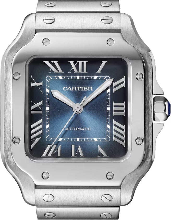 Cartier Santos De Cartier Stainless steel Unisex Watch - Premium Luxury Product